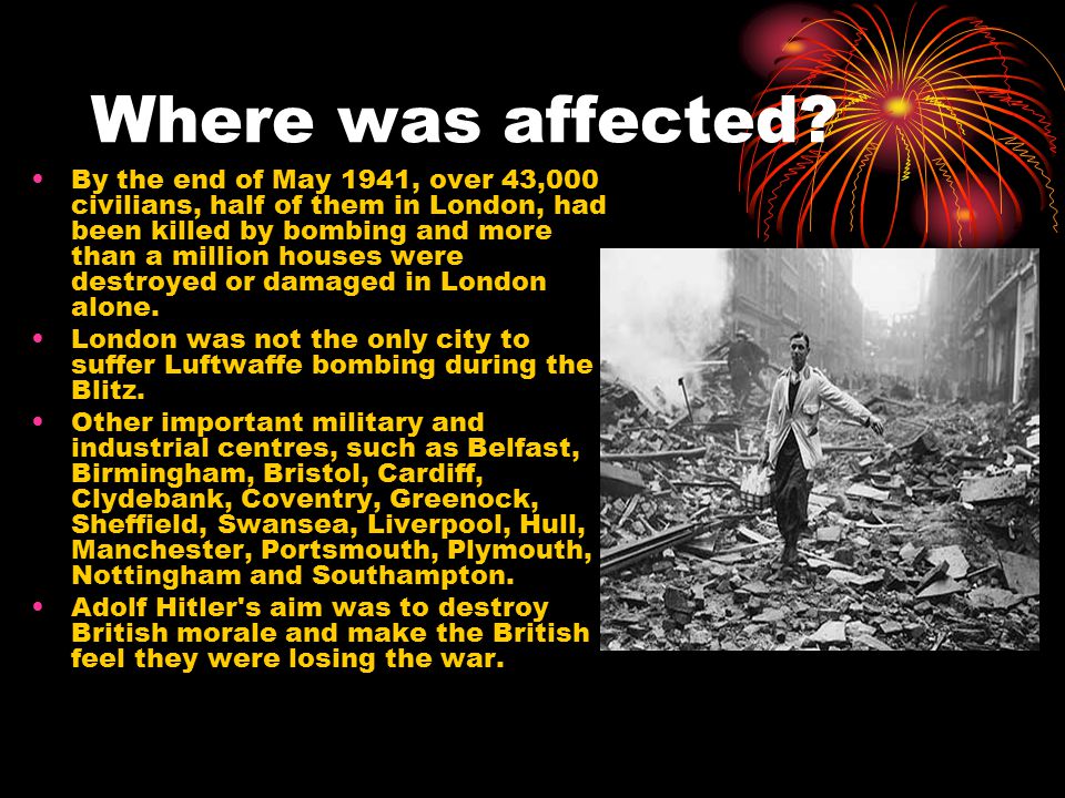 Explain why british civilians were affected